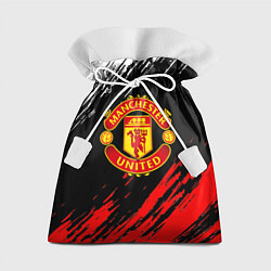 Мешок для подарков Манчестер юнайтед краски текстура, цвет: 3D-принт
