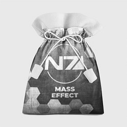 Мешок для подарков Mass Effect - grey gradient, цвет: 3D-принт