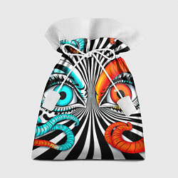 Мешок для подарков Глаз и щупальца, цвет: 3D-принт