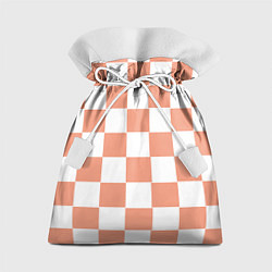 Мешок для подарков Квадраты оранжевые, цвет: 3D-принт