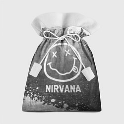 Мешок для подарков Nirvana - grey gradient, цвет: 3D-принт