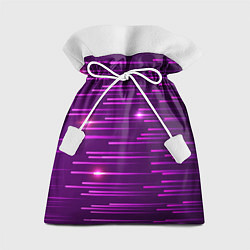 Мешок для подарков Цветные светящиеся полосы, цвет: 3D-принт