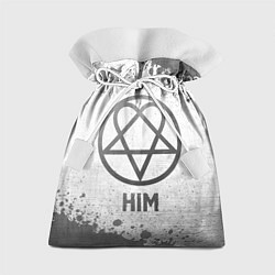 Мешок для подарков HIM - white gradient, цвет: 3D-принт