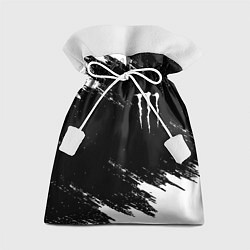 Мешок для подарков Monster energy краски штрихи белые, цвет: 3D-принт