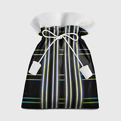 Мешок для подарков Neon yellow blue white, цвет: 3D-принт