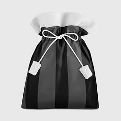 Мешок для подарков Color black grey line, цвет: 3D-принт