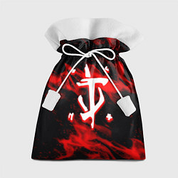 Мешок для подарков Doom красный огонь марса, цвет: 3D-принт