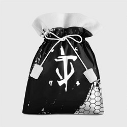 Мешок для подарков Doom соты краски, цвет: 3D-принт