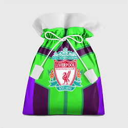 Мешок для подарков Liverpool геометрия текстура спорт, цвет: 3D-принт