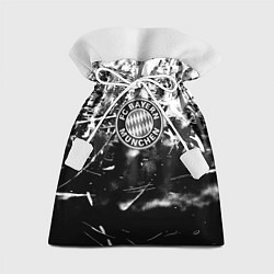 Мешок для подарков Bayern Mnchen черно белая бумага, цвет: 3D-принт