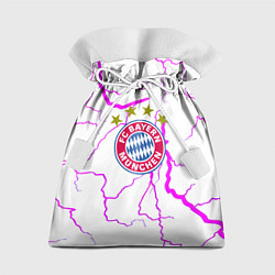 Мешок для подарков Бавария Мюнхен неоновые молнии, цвет: 3D-принт