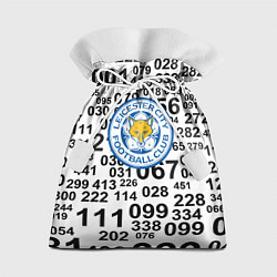 Мешок для подарков Лестер сити цифры символы, цвет: 3D-принт