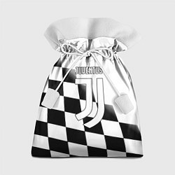 Мешок для подарков Ювентус клетка краски, цвет: 3D-принт