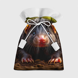 Мешок для подарков Огромный крот, цвет: 3D-принт