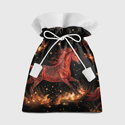 Подарочный мешок Огненные лошади - паттерн