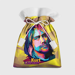 Мешок для подарков Kurt Cobain: Abstraction, цвет: 3D-принт