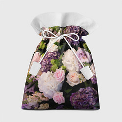 Мешок для подарков Весенние цветы, цвет: 3D-принт