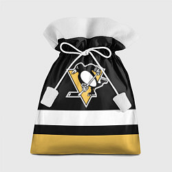 Мешок для подарков Pittsburgh Penguins: Black, цвет: 3D-принт