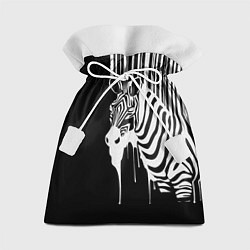 Мешок для подарков Жидкая зебра, цвет: 3D-принт