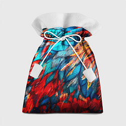 Мешок для подарков Перья, цвет: 3D-принт