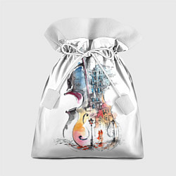 Мешок для подарков Скрипка, цвет: 3D-принт