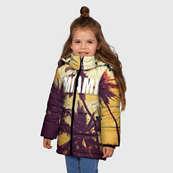 Куртка зимняя для девочки MIAMI, цвет: 3D-светло-серый — фото 2