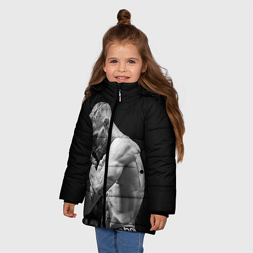 Зимняя куртка для девочки Conor McGregor: Mono / 3D-Черный – фото 3