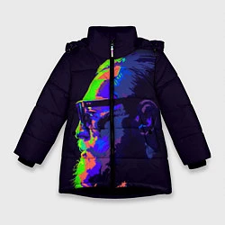 Куртка зимняя для девочки McGregor Neon, цвет: 3D-черный