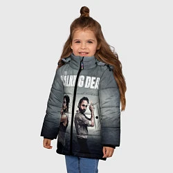 Куртка зимняя для девочки Walking Duet, цвет: 3D-черный — фото 2