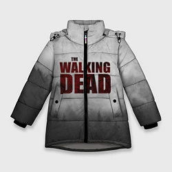 Куртка зимняя для девочки The Walking Dead, цвет: 3D-светло-серый