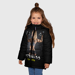 Куртка зимняя для девочки Fitness for life, цвет: 3D-светло-серый — фото 2