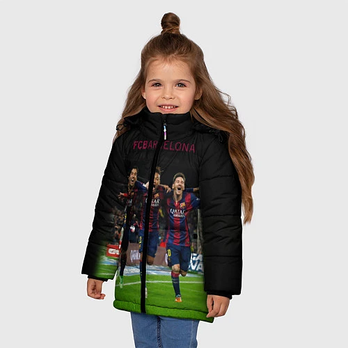 Зимняя куртка для девочки Barcelona6 / 3D-Черный – фото 3