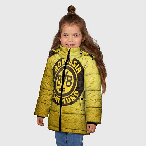 Зимняя куртка для девочки Borussia3 / 3D-Черный – фото 3