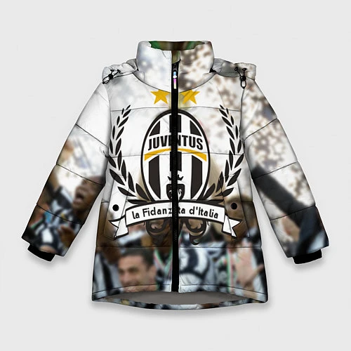 Зимняя куртка для девочки Juventus5 / 3D-Светло-серый – фото 1
