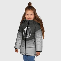 Куртка зимняя для девочки EnVyUs Uniform, цвет: 3D-черный — фото 2