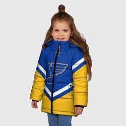 Куртка зимняя для девочки NHL: St. Louis Blues, цвет: 3D-черный — фото 2