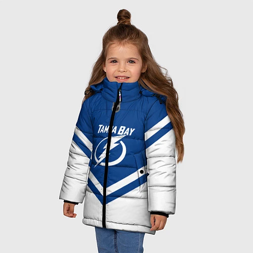 Зимняя куртка для девочки NHL: Tampa Bay Lightning / 3D-Красный – фото 3