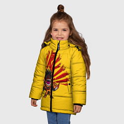 Куртка зимняя для девочки Bloodseeker: Riki, цвет: 3D-черный — фото 2