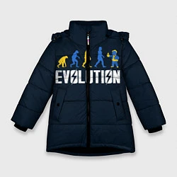 Куртка зимняя для девочки Vault Evolution, цвет: 3D-черный