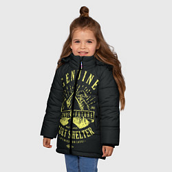 Куртка зимняя для девочки Vault Shelter, цвет: 3D-черный — фото 2