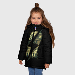 Куртка зимняя для девочки Fallout Never Changes, цвет: 3D-черный — фото 2
