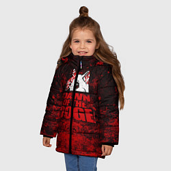 Куртка зимняя для девочки Dawn of the Doge, цвет: 3D-красный — фото 2