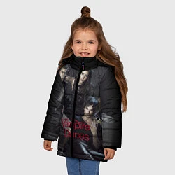 Куртка зимняя для девочки Дневники вампира, цвет: 3D-светло-серый — фото 2