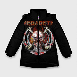 Зимняя куртка для девочки Megadeth: Skull in chains