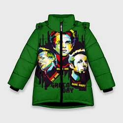 Куртка зимняя для девочки Green Day: Trio, цвет: 3D-черный
