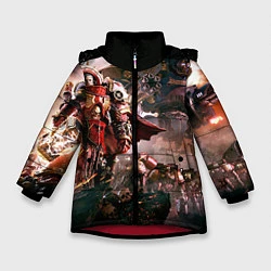 Куртка зимняя для девочки Warhammer 40k: Angelos, цвет: 3D-красный