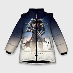 Куртка зимняя для девочки Destiny: Titan, цвет: 3D-черный