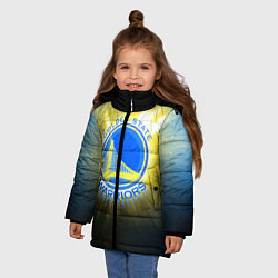 Куртка зимняя для девочки Golden State Warriors 4, цвет: 3D-черный — фото 2