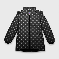 Куртка зимняя для девочки Black Milk: Stars Black, цвет: 3D-черный