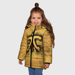 Куртка зимняя для девочки Team Fnatic, цвет: 3D-черный — фото 2